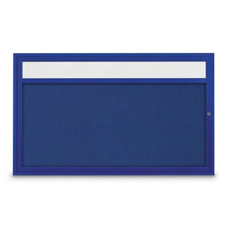United Visual Products Hinge-less Radius Corkboard, 30"x36", Black Alum Frame/Black UVEB3036R-BLACK-BLACK